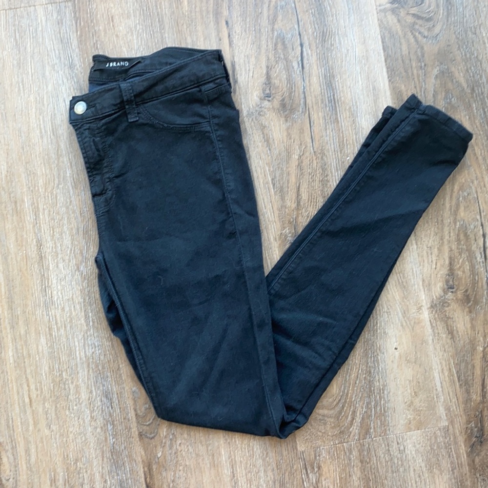 J Brand black skinny jeans, size 26